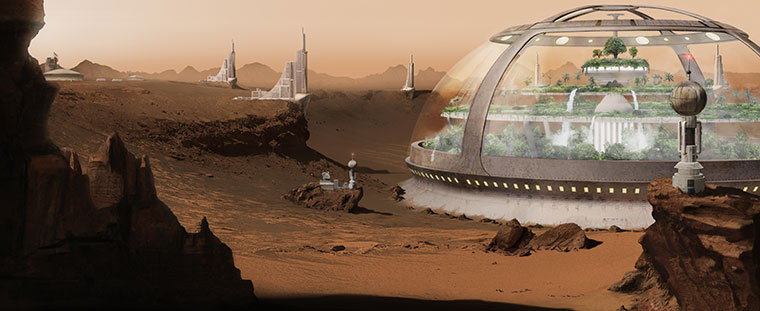 Марсианская колония: сделано в Китае