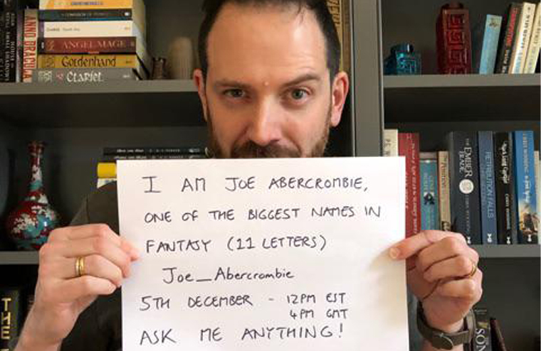 Джо Аберкромби отвечает на интересные вопросы пользователей Reddit