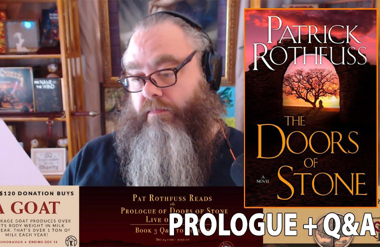 Патрик Ротфусс зачитал пролог «Двери из камня» в прямом эфире